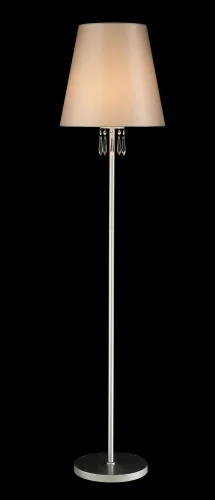 Торшер RENATA PT1 SILVER Crystal Lux  серебряный 1 лампа, основание серебряное в стиле арт-деко
 фото 4